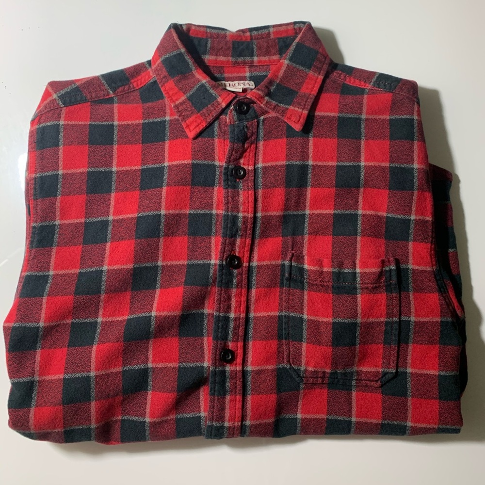 Men’s Merona Red Flannel Medium